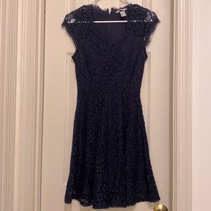 H&M Navy Lace Dress
